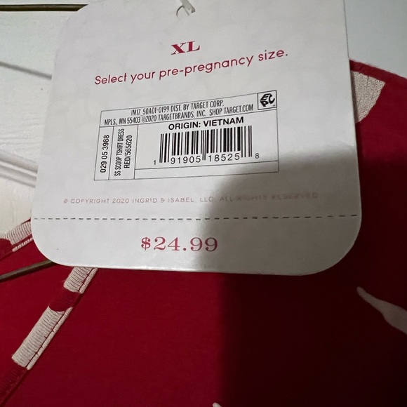 COPY - Isabel maternity red fitted dress - Picture 6 of 6